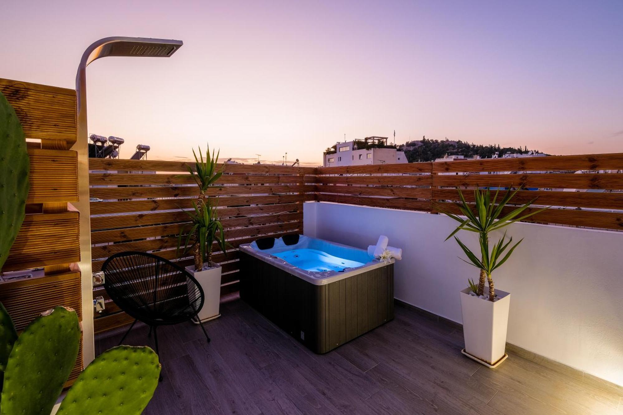 Acropolis View With Jacuzzi Apartment เอเธนส์ ภายนอก รูปภาพ