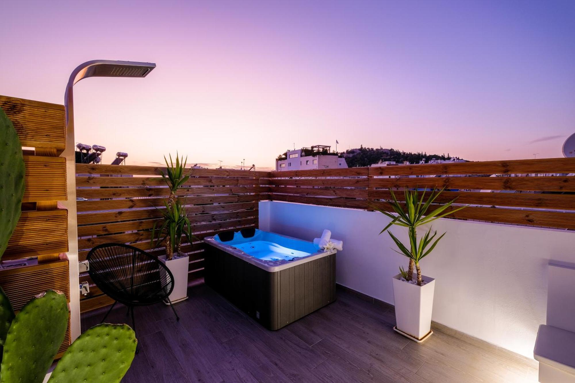 Acropolis View With Jacuzzi Apartment เอเธนส์ ภายนอก รูปภาพ
